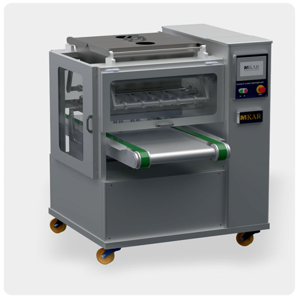 Single Color Dough Nut Cake Drop Machine - KAR Bakery Equipment's India ...